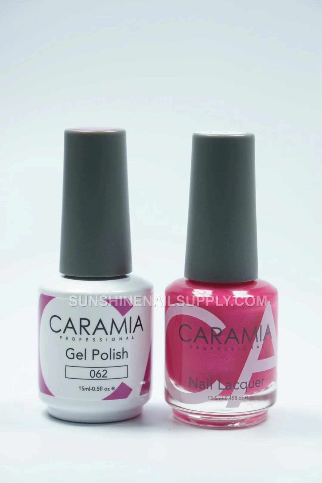 Caramia UV/LED Soak Off Gel Polish #062 – Bright Pink Gel