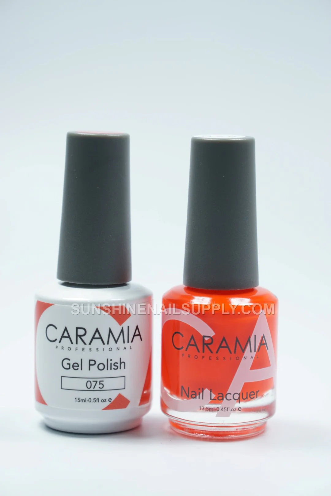 Caramia UV/LED Soak Off Gel Polish #075 – Bold Orange