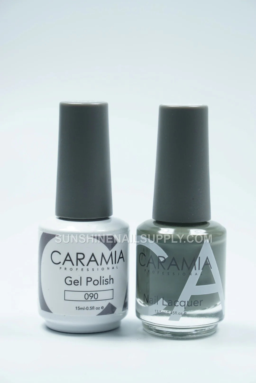 Caramia UV/LED Soak Off Gel Polish #090 – Elegant Olive Green