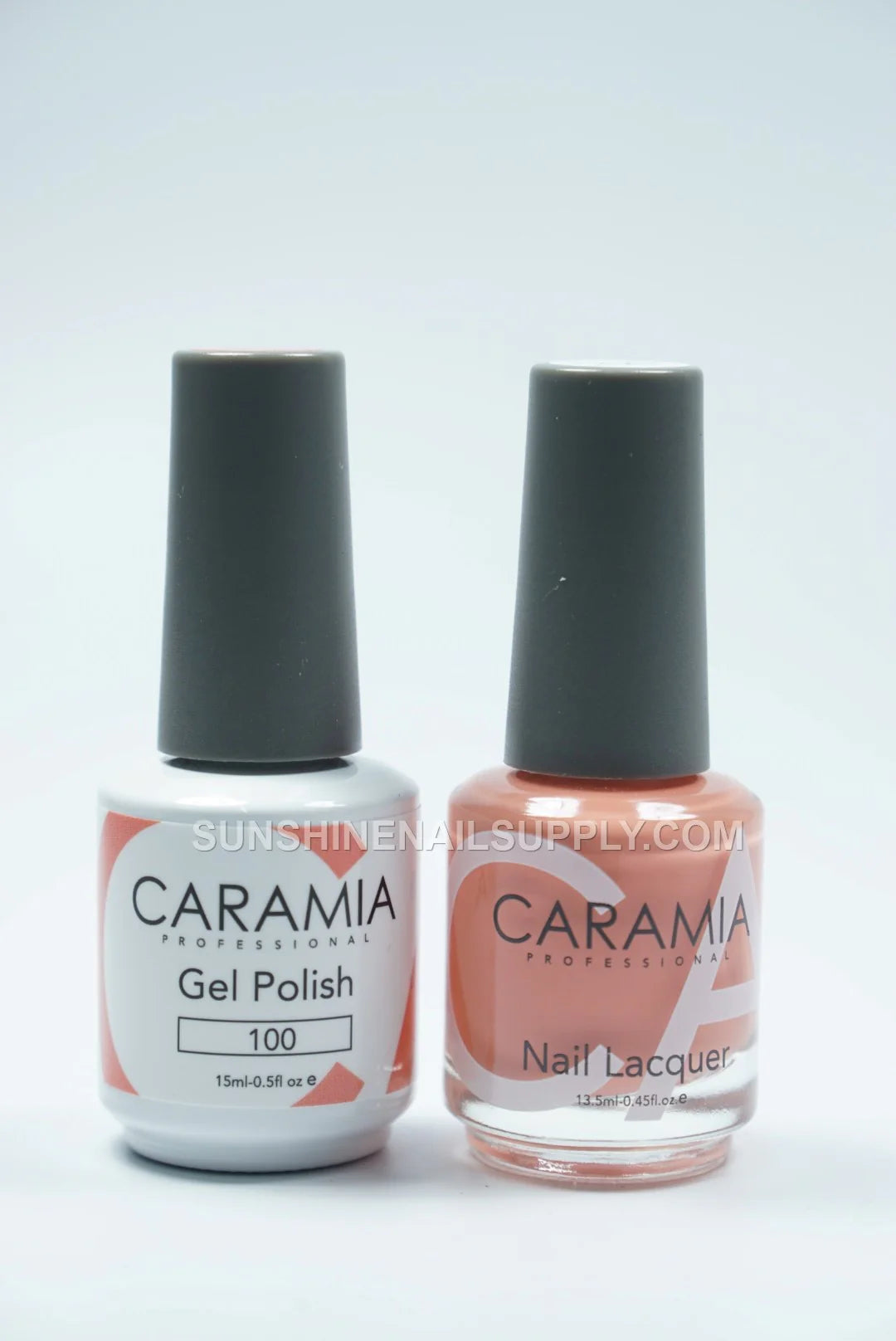 Caramia UV/LED Soak Off Gel Polish #100 – Coral Peach