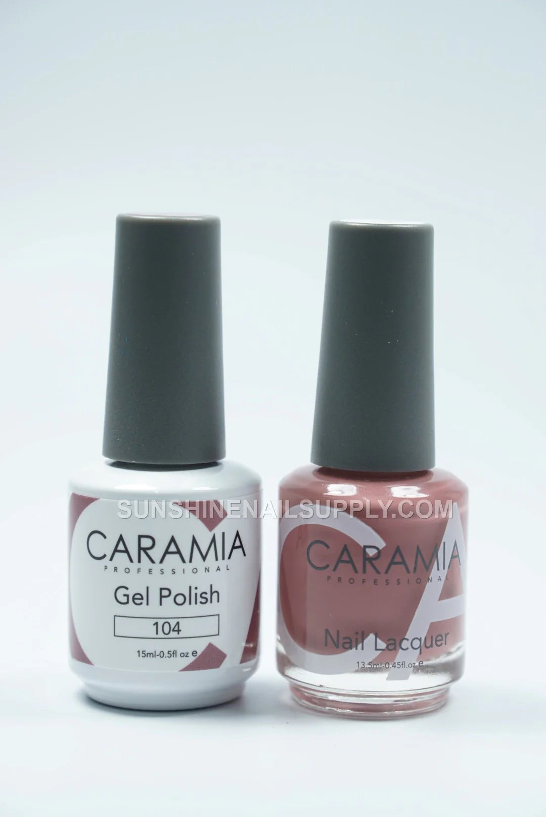 Caramia UV/LED Soak Off Gel Polish #104 – Soft Pink Blush