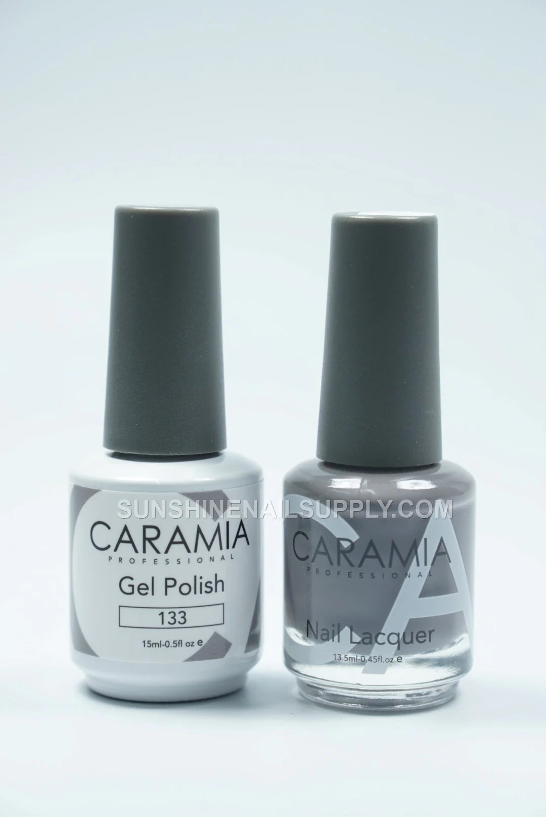 Caramia UV/LED Soak Off Gel Polish #133 - Soft Gray