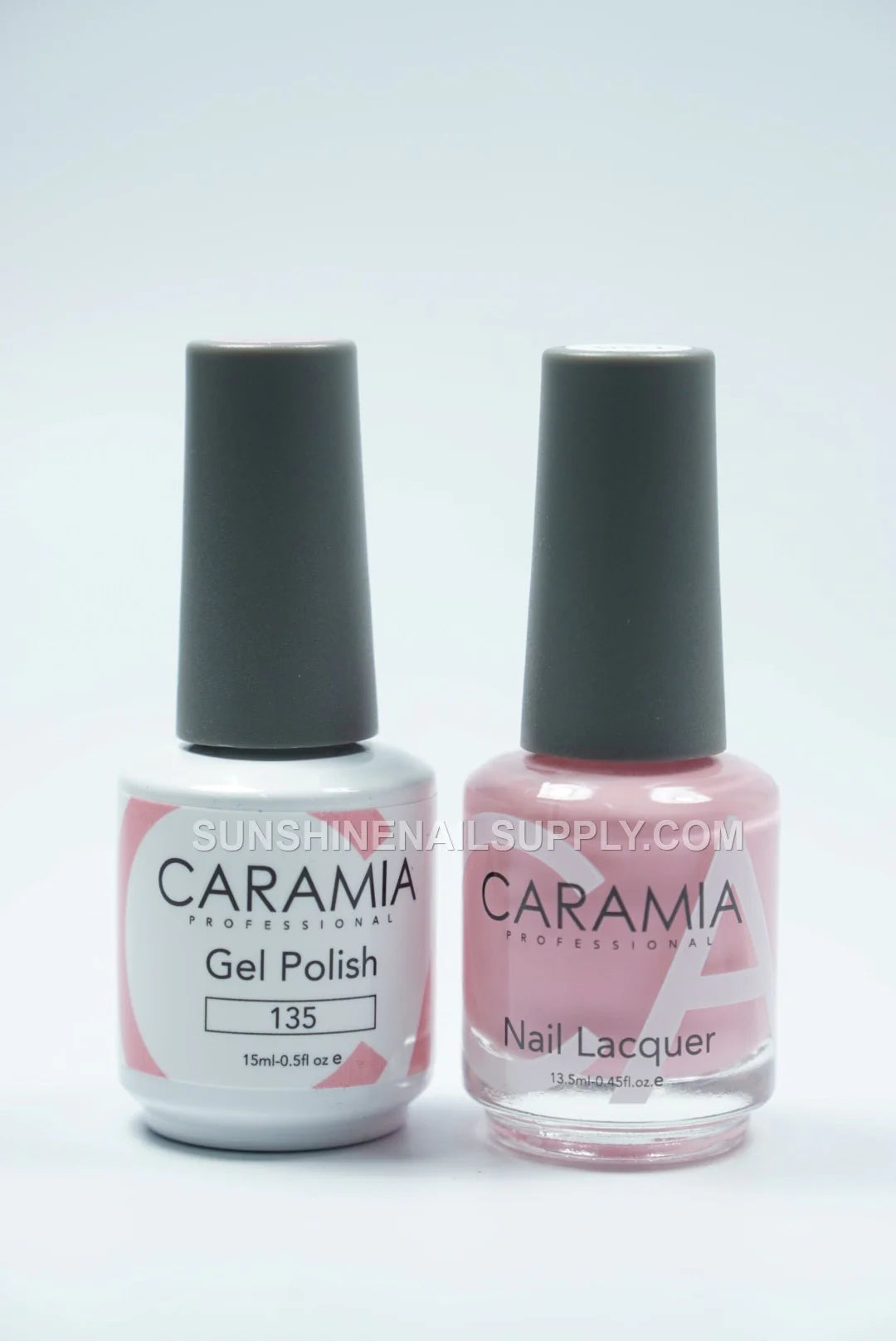 Caramia UV/LED Soak Off Gel Polish #135 - Pastel Pink