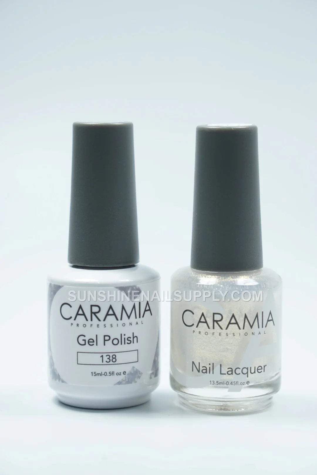 Caramia UV/LED Soak Off Gel Polish #138 - Shimmering White