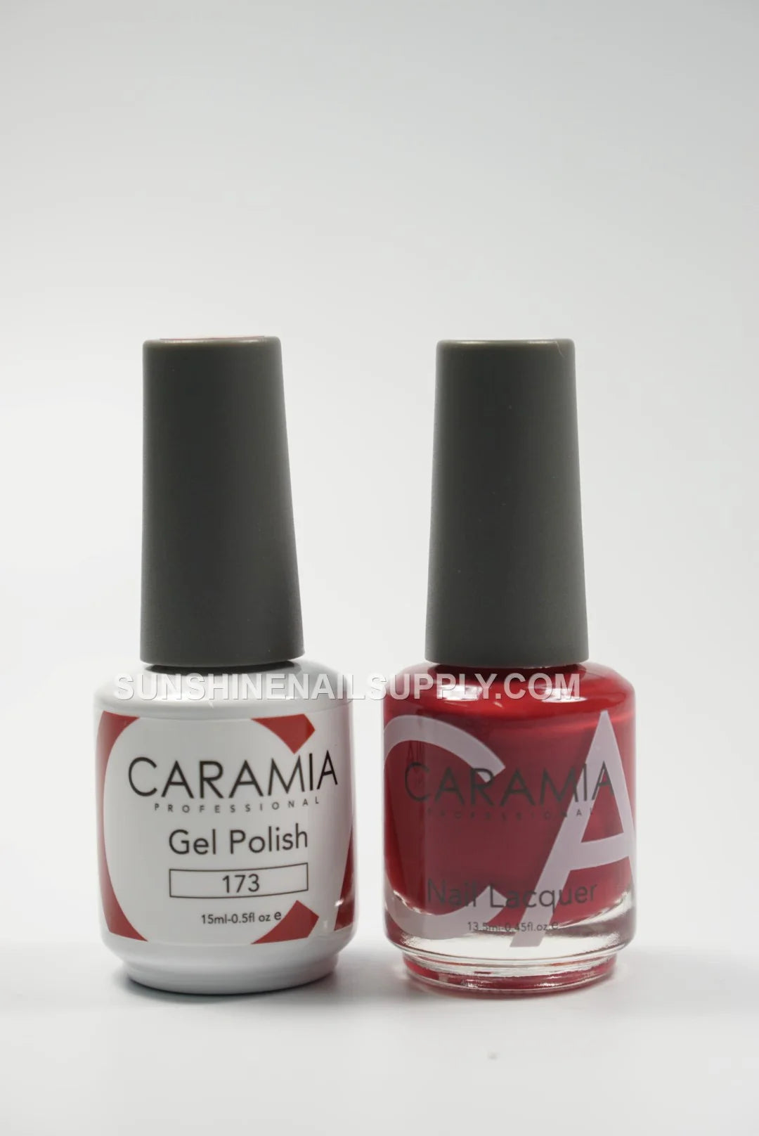 Caramia UV/LED Soak Off Gel Polish #173 - Deep Red Color