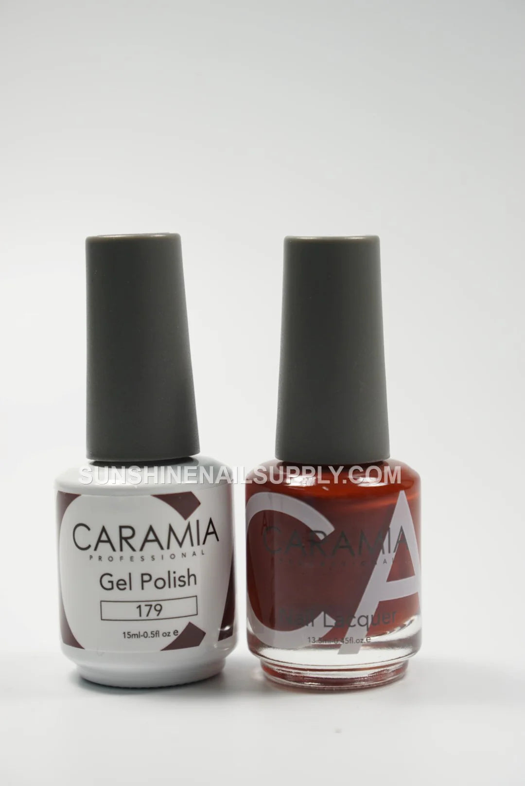 Caramia UV/LED Soak Off Gel Polish #179 – Warm Autumn Red