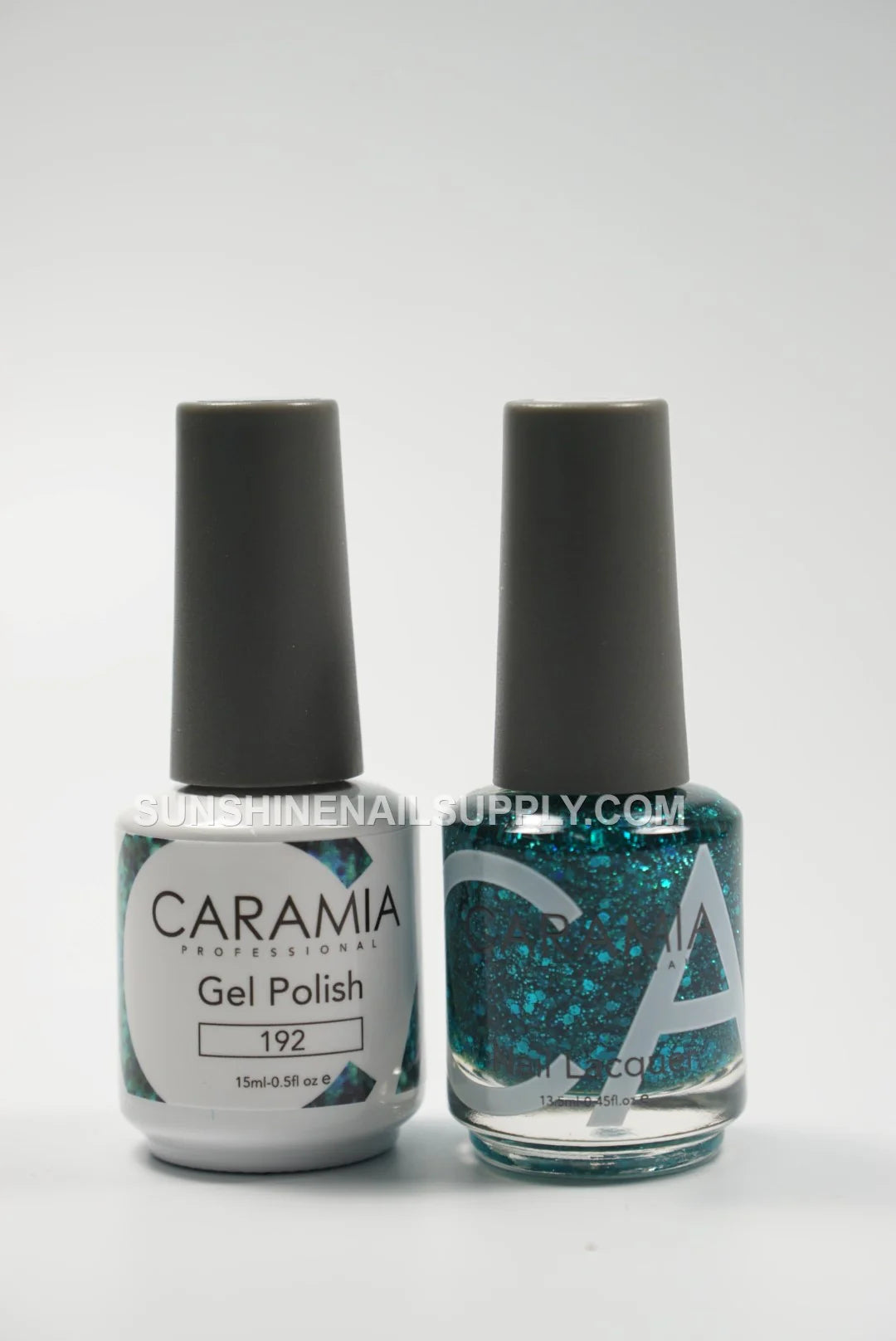 Caramia UV/LED Soak Off Gel Polish #192 – Sparkling Teal