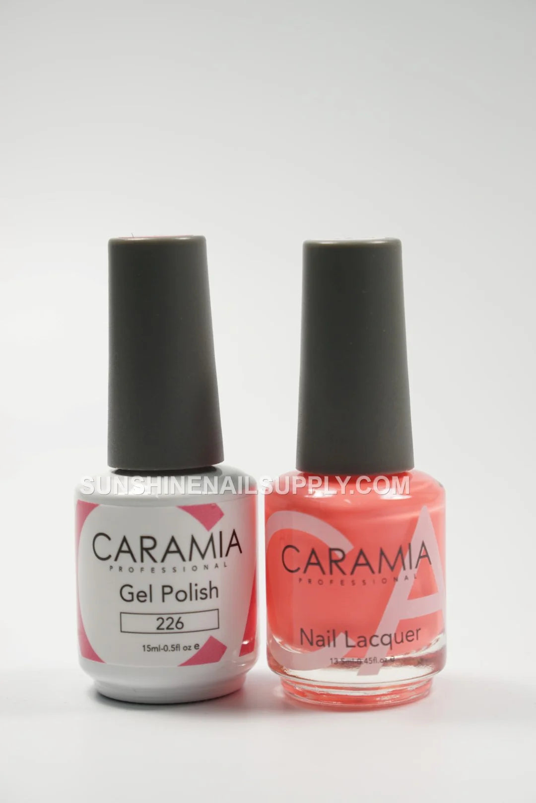 Caramia UV/LED Soak Off Gel Polish #226 - Coral Peach