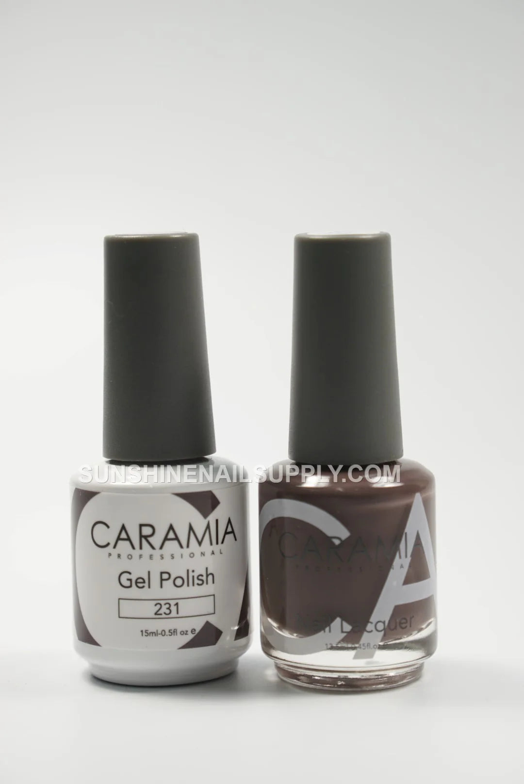 Caramia UV/LED Soak Off Gel Polish #231 - Brown Nude
