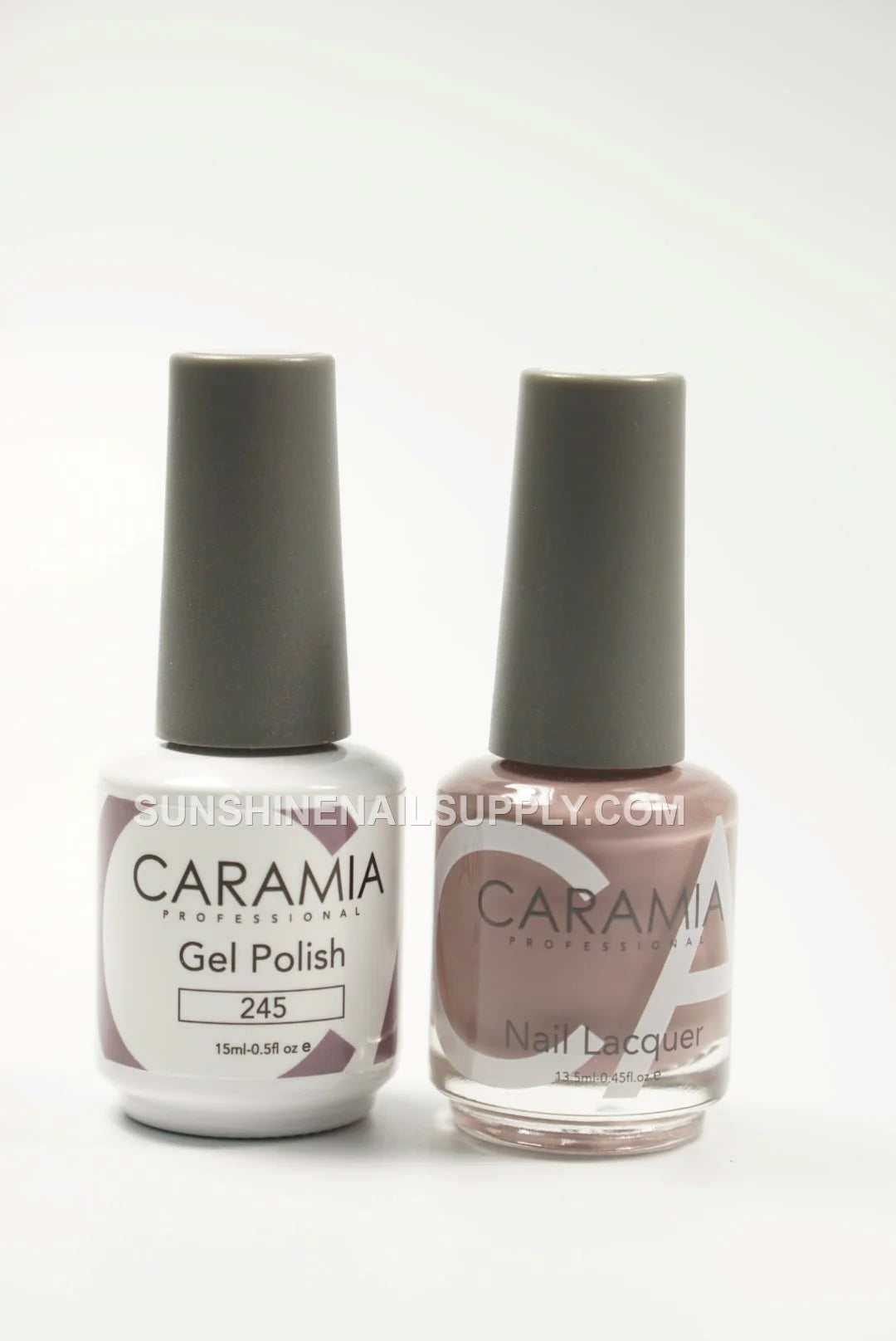 Caramia UV/LED Soak Off Gel Polish #245 - Soft Mauve Finish