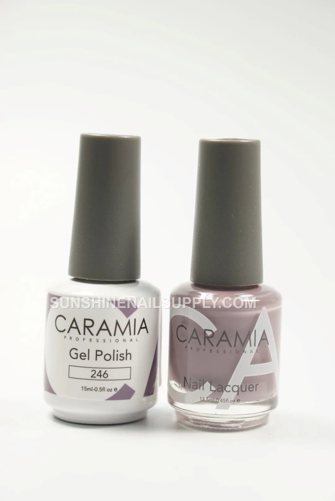 Caramia UV/LED Soak Off Gel Polish #246 - Soft Mauve Pink