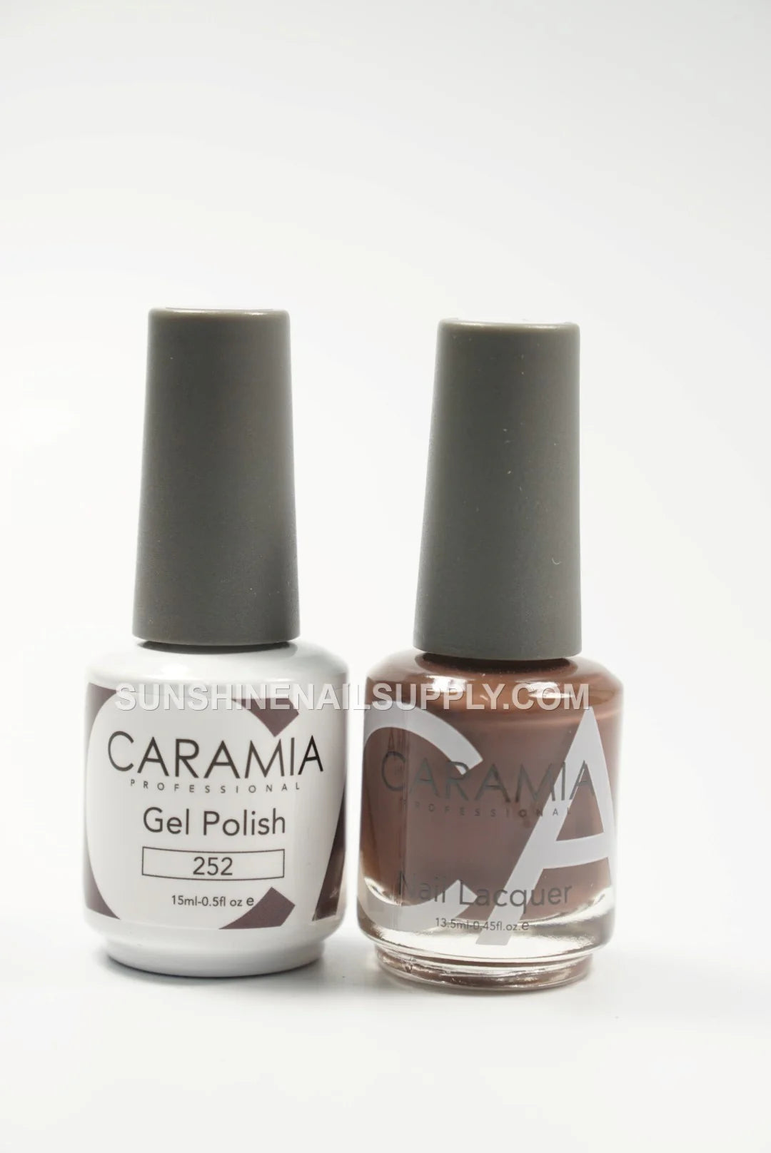 Caramia UV/LED Soak Off Gel Polish #252 - Deep Brown Finish