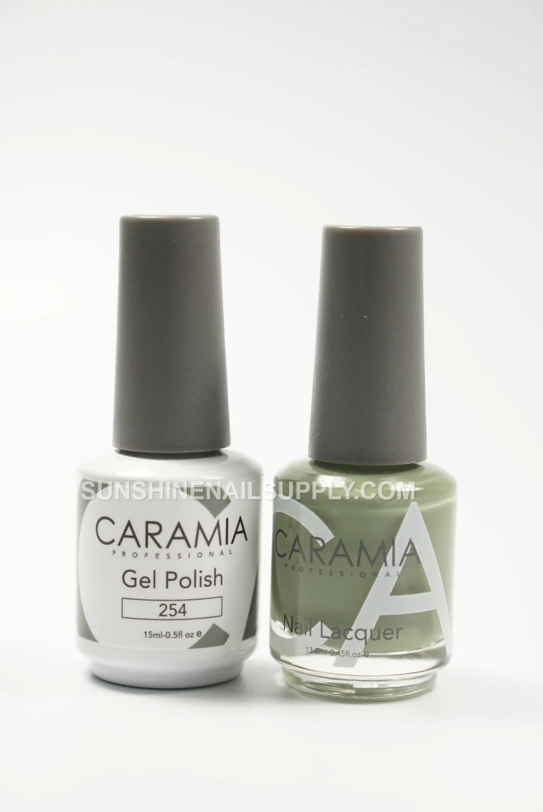 Caramia UV/LED Soak Off Gel Polish #254 - Olive Green Finish
