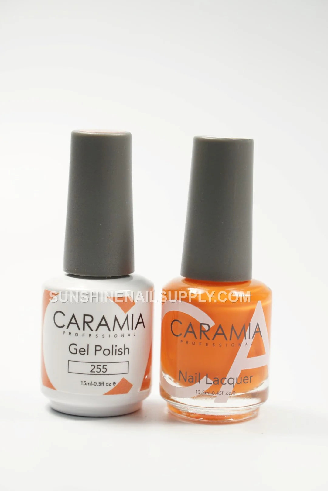 Caramia UV/LED Soak Off Gel Polish #255 - Bright Orange Finish