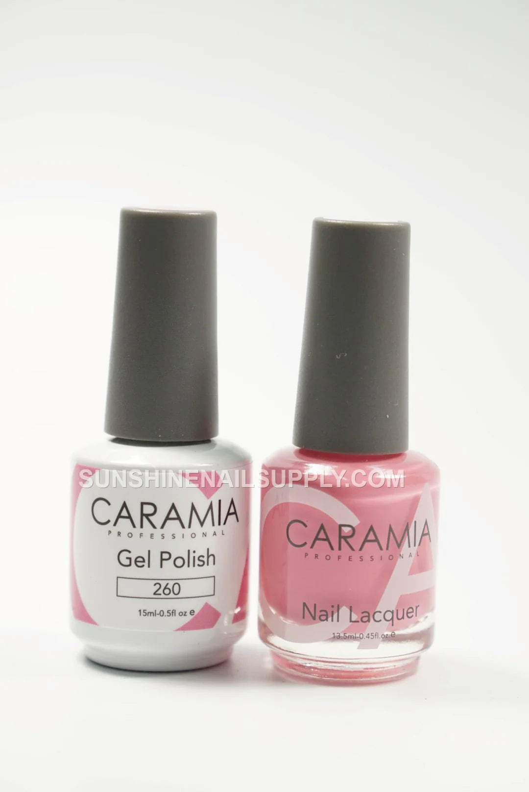 Caramia UV/LED Soak Off Gel Polish #260 - Pretty Pink Finish