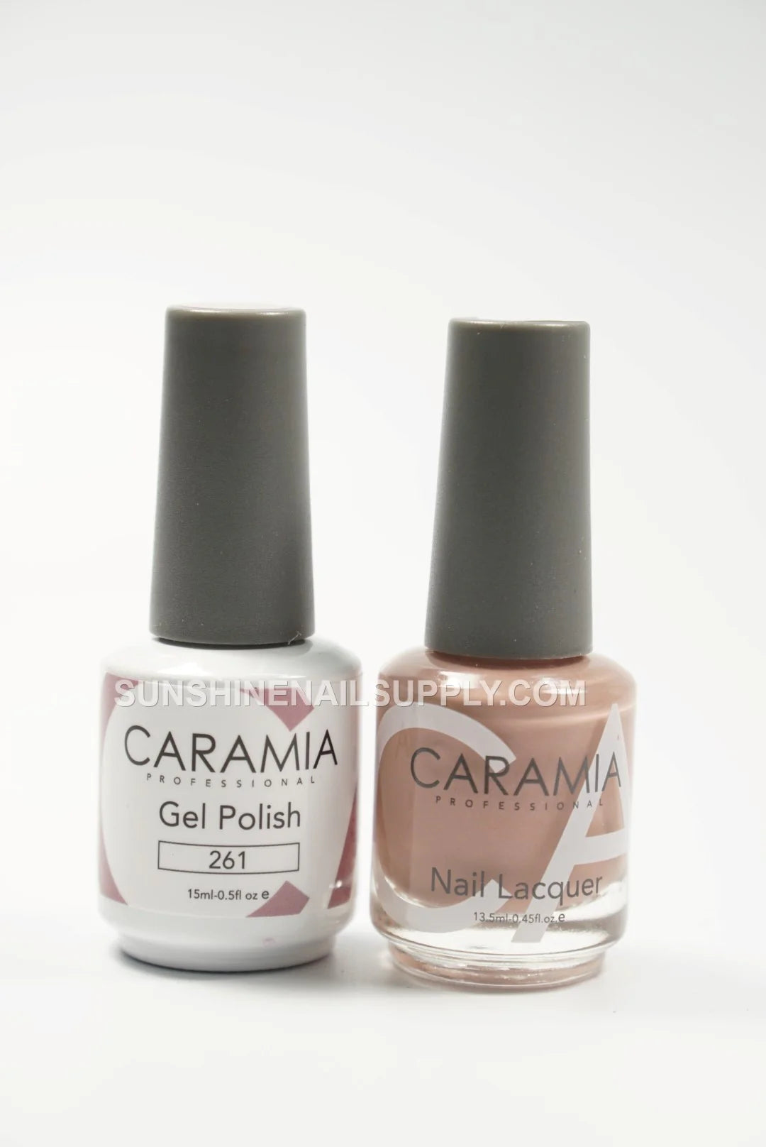 Caramia UV/LED Soak Off Gel Polish #261 - Nude Pink Finish