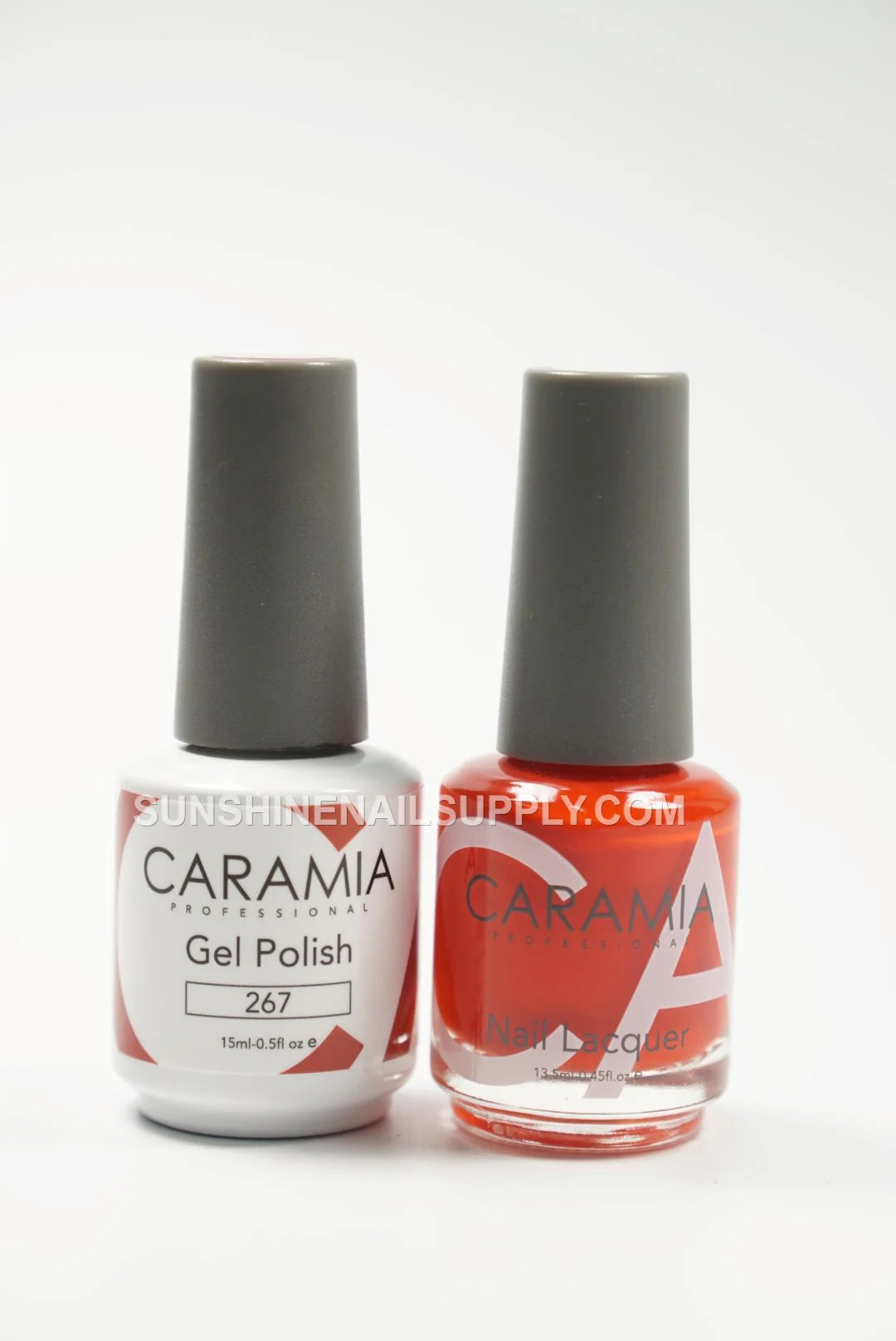 Caramia UV/LED Soak Off Gel Polish #267 - Vibrant Orange Shade