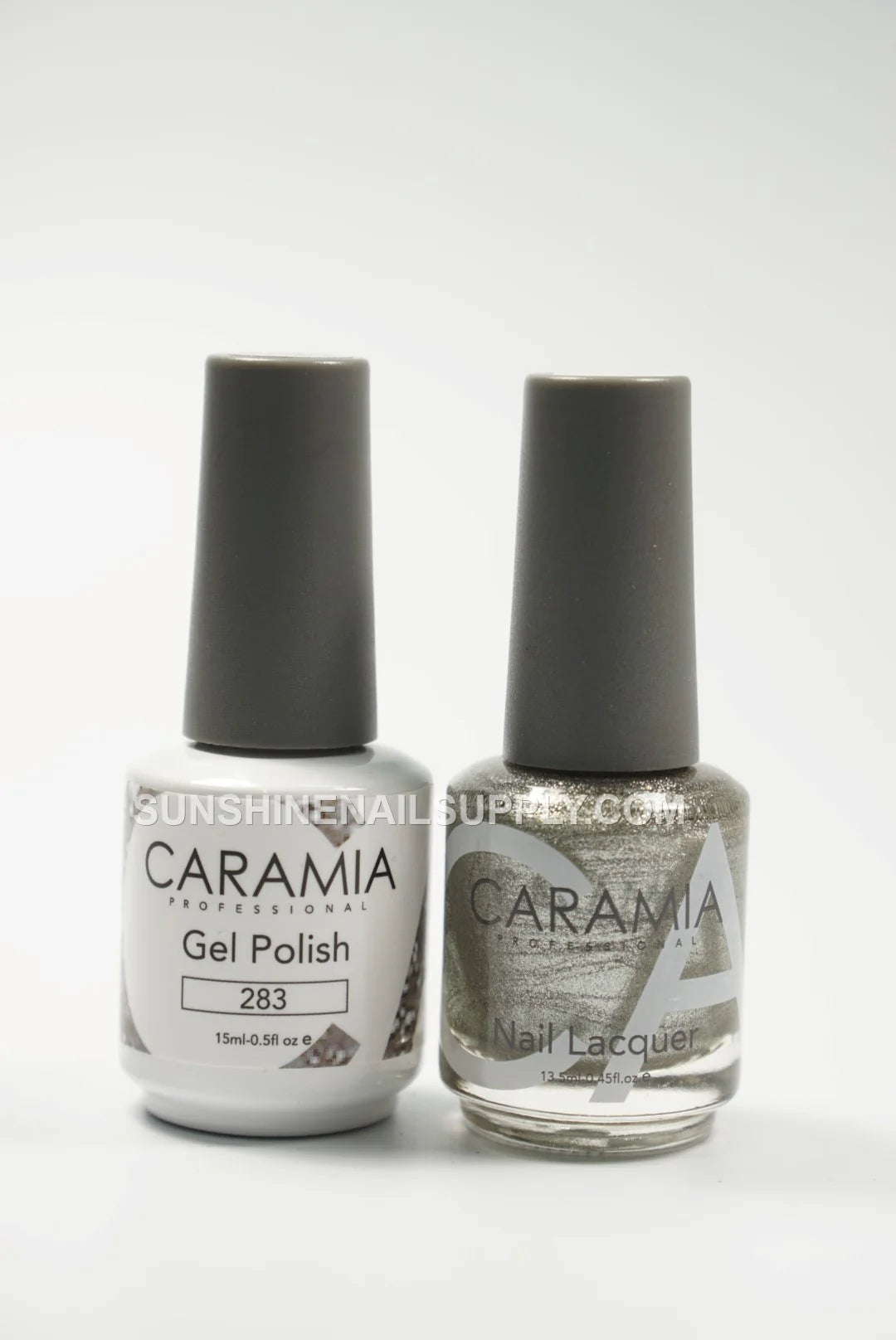 Caramia UV/LED Soak Off Gel Polish #283 - Metallic Silver