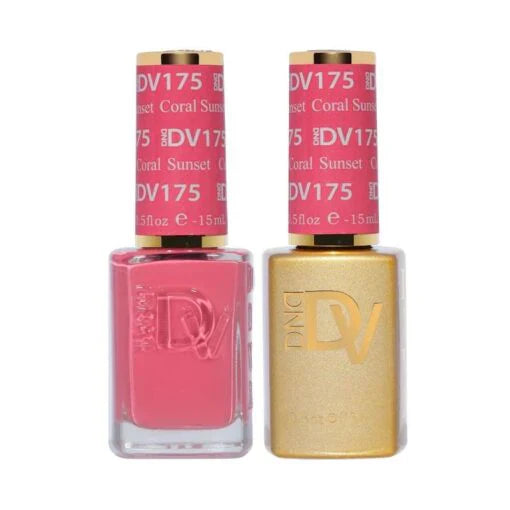 DND Diva Gel UV/LED Coral Sunset Soak Off Gel Polish #175