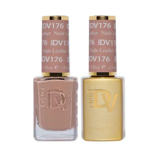 DND Diva Gel UV/LED Nude Leather Soak Off Gel Polish #176