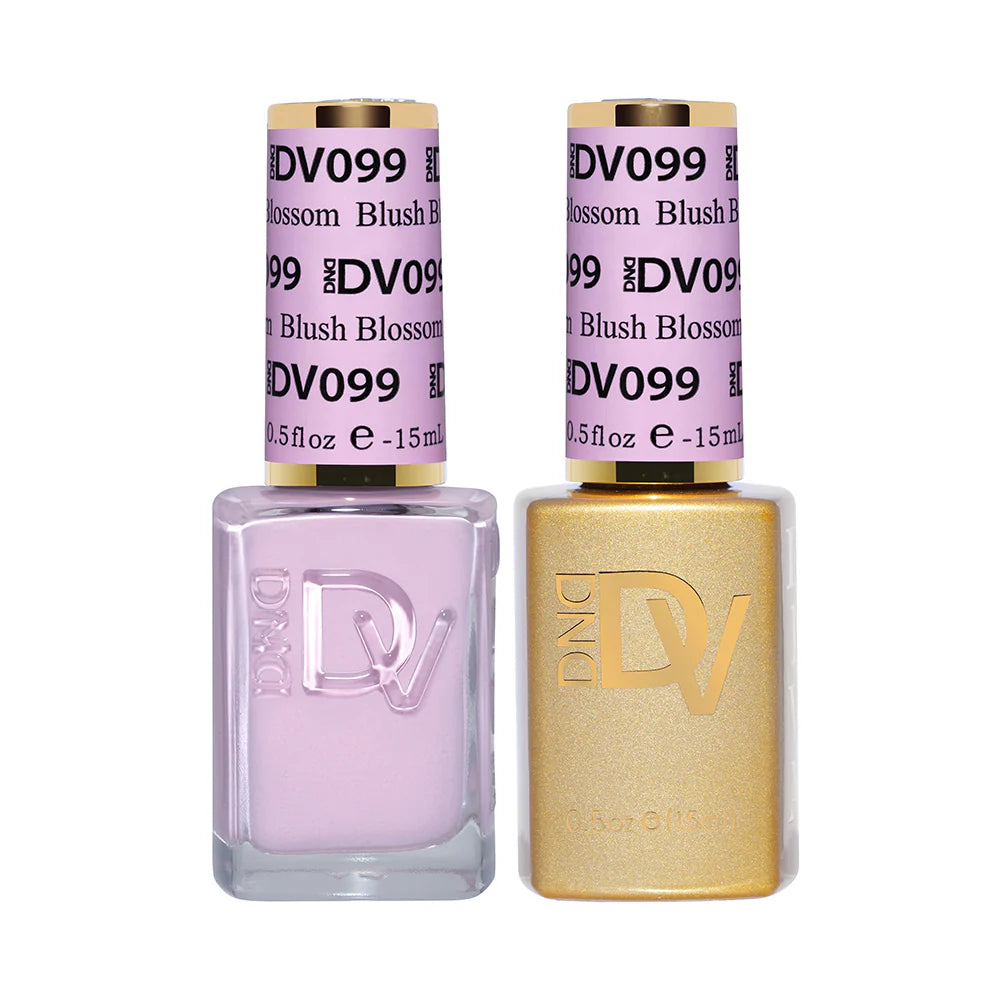 DND Diva #099 Blush Blossom Gel & Lacquer Duo - Soft Pink