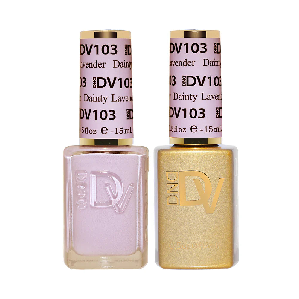 DND Diva #103 Lavender Dainty Gel & Lacquer Duo - Soft Lavender