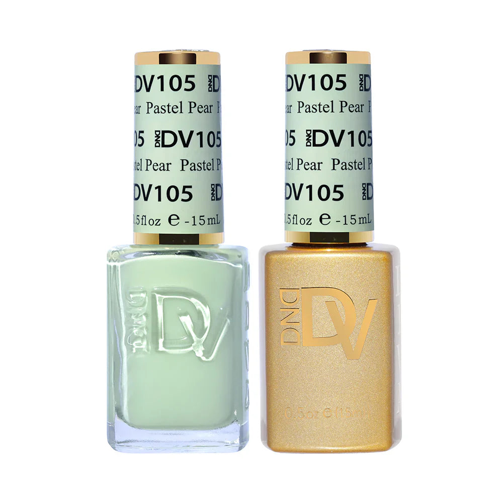 DND Diva #105 Pastel Pear Gel & Lacquer Duo - UV/LED