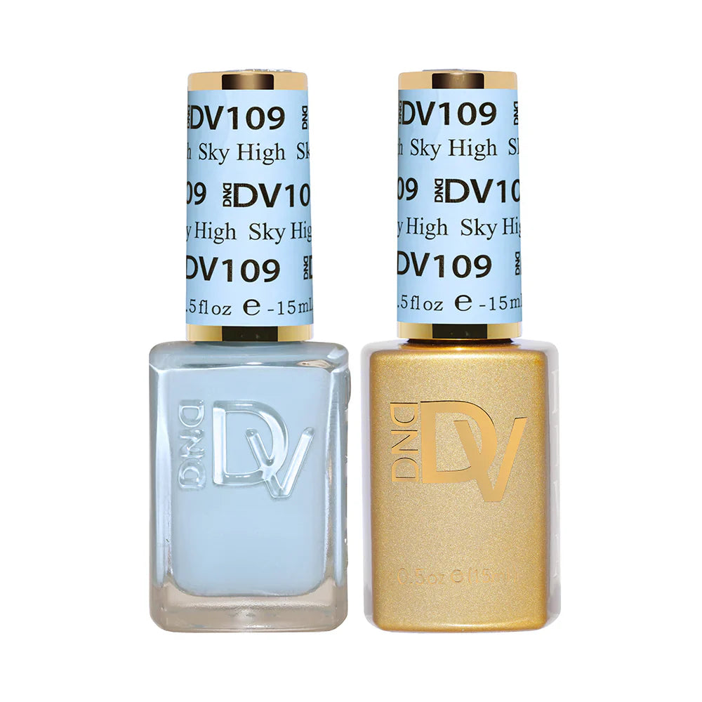 DND Diva #109 Sky High Gel & Lacquer Duo - UV/LED