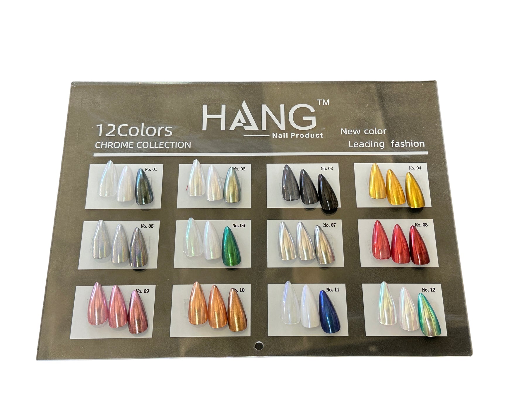 Hang 12 Colors Chrome Powder Set #1–#12