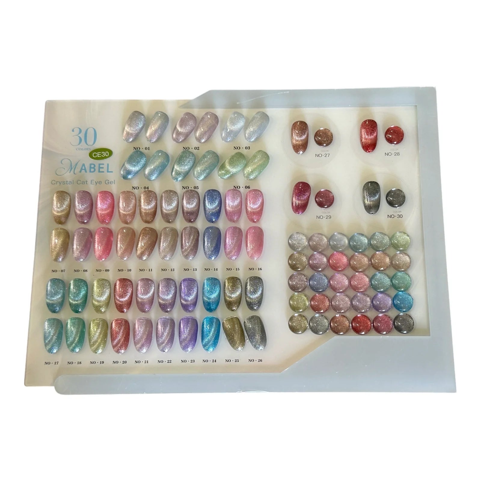 Mabel Gel 30 Cat Eye Gel Colors - CE30 | Premium Nail Polish