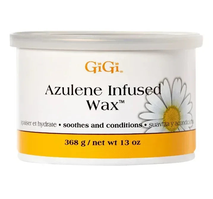 GiGi Azulene Wax 13oz – Soothing Chamomile Wax for Hair Removal