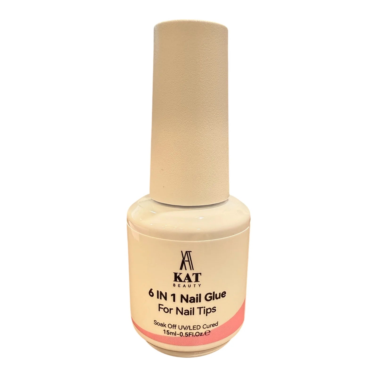 KAT 6 in 1 Nail Gel – Base, Top Coat, Nail Glue & More, 15ml