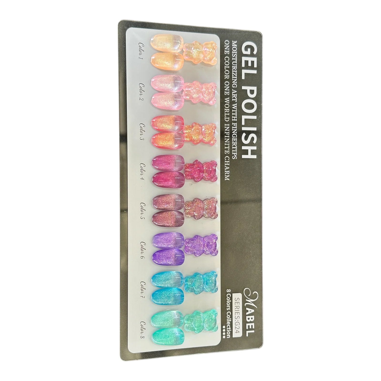 Mabel 8 Gel Colors - G24 Soak Off Gel Polish (8 Colors, 0.5oz)