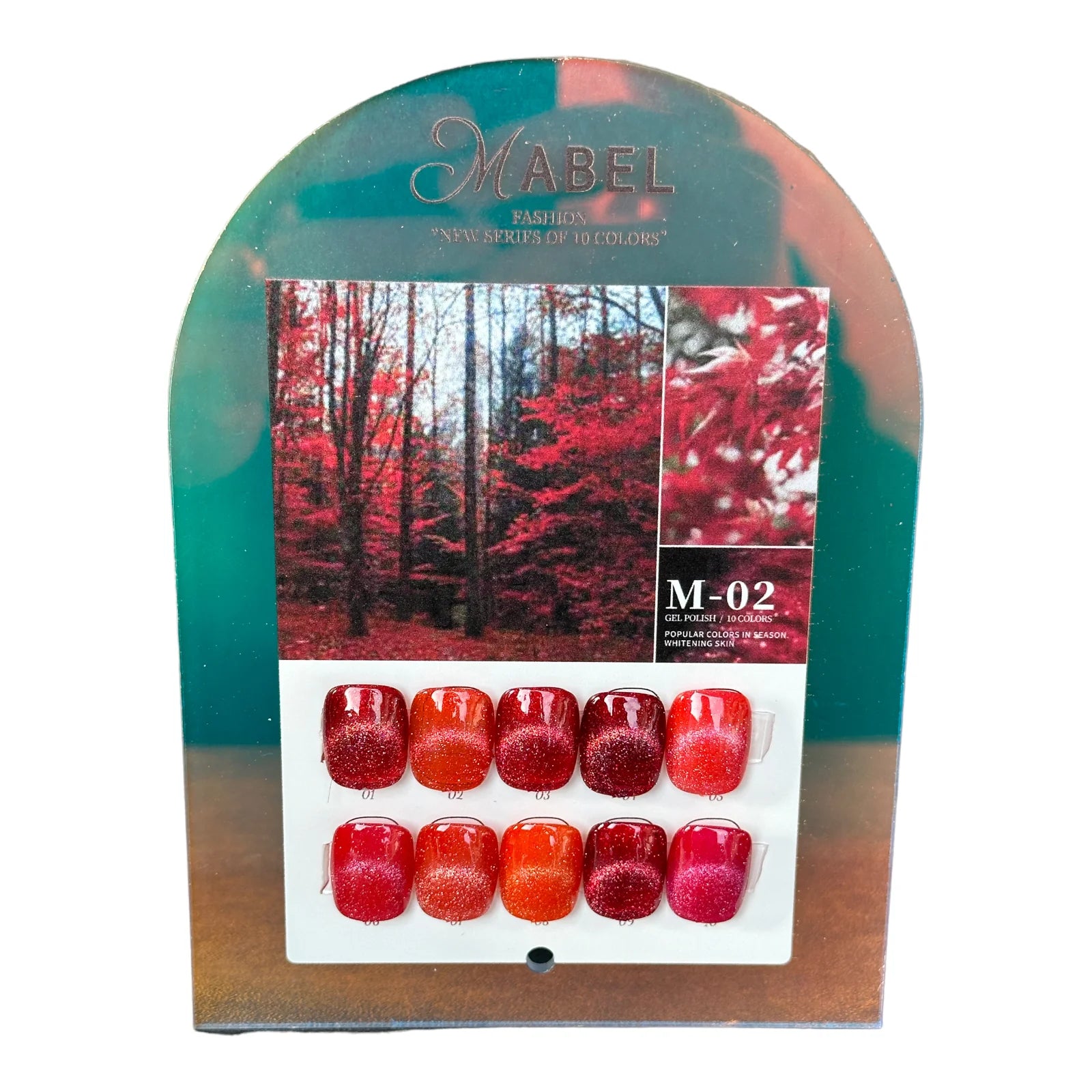 Mabel Cat Eye Gel 10 Colors - M02 Soak Off Gel Polish