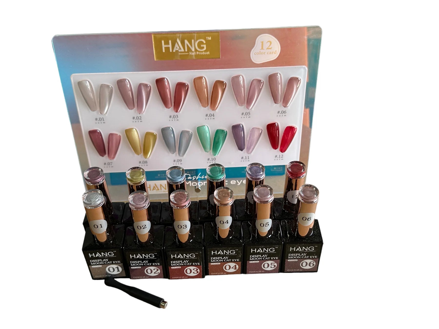 Hang Moon Cat Eye Gel Set – 12 Elegant Magnetic Colors