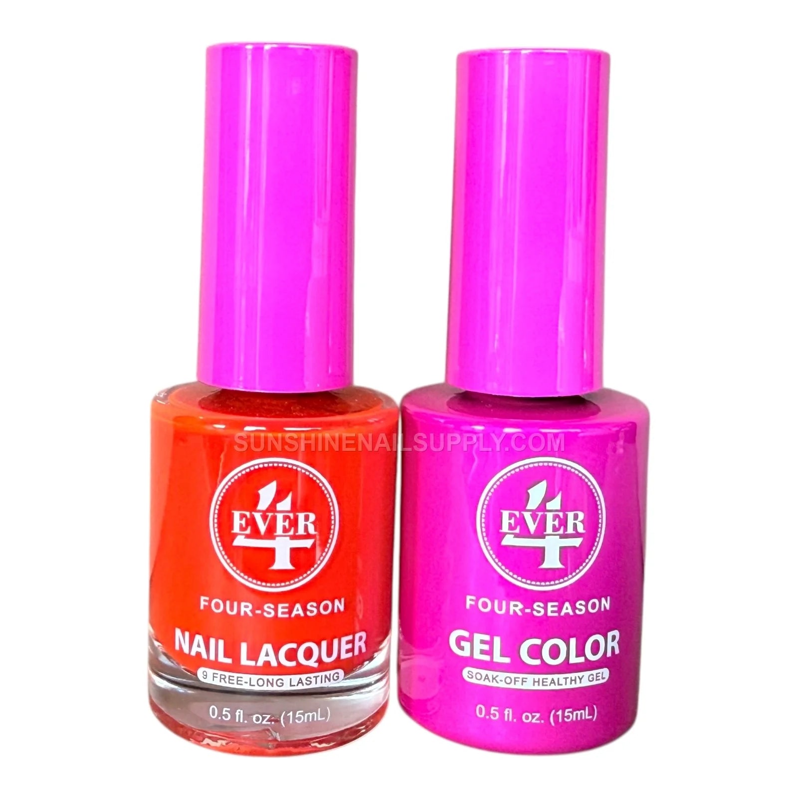 4Ever Gel Polish Duo #347 Mango Madness UV Nail Set
