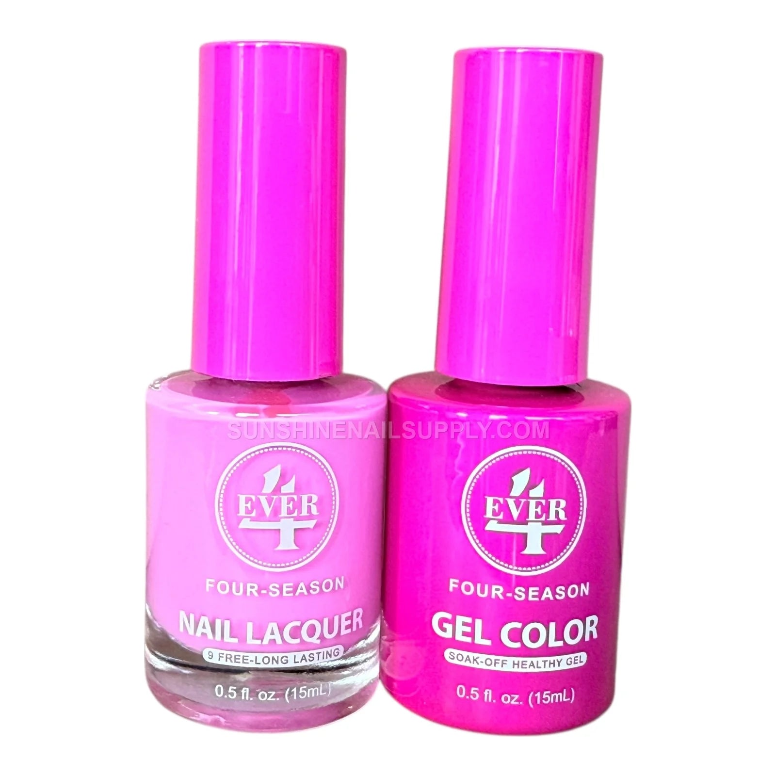 4Ever Gel Polish Duo #348 Strawberry Smoothie Nail Set