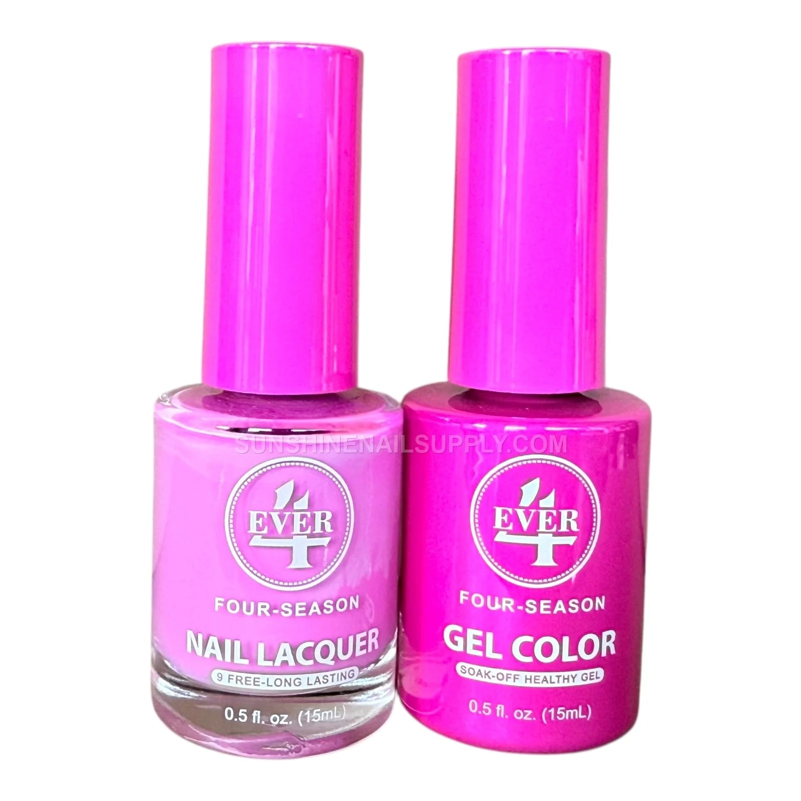 4Ever Gel Polish Duo #349 Raspberry Radiance Nail Set