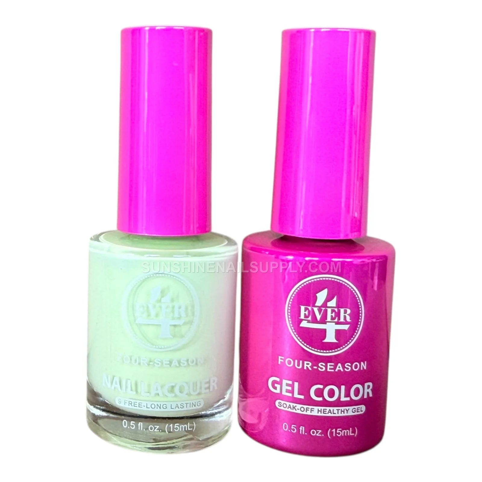 4Ever Gel Polish Duo #355 Lush Lemonade Nail Set