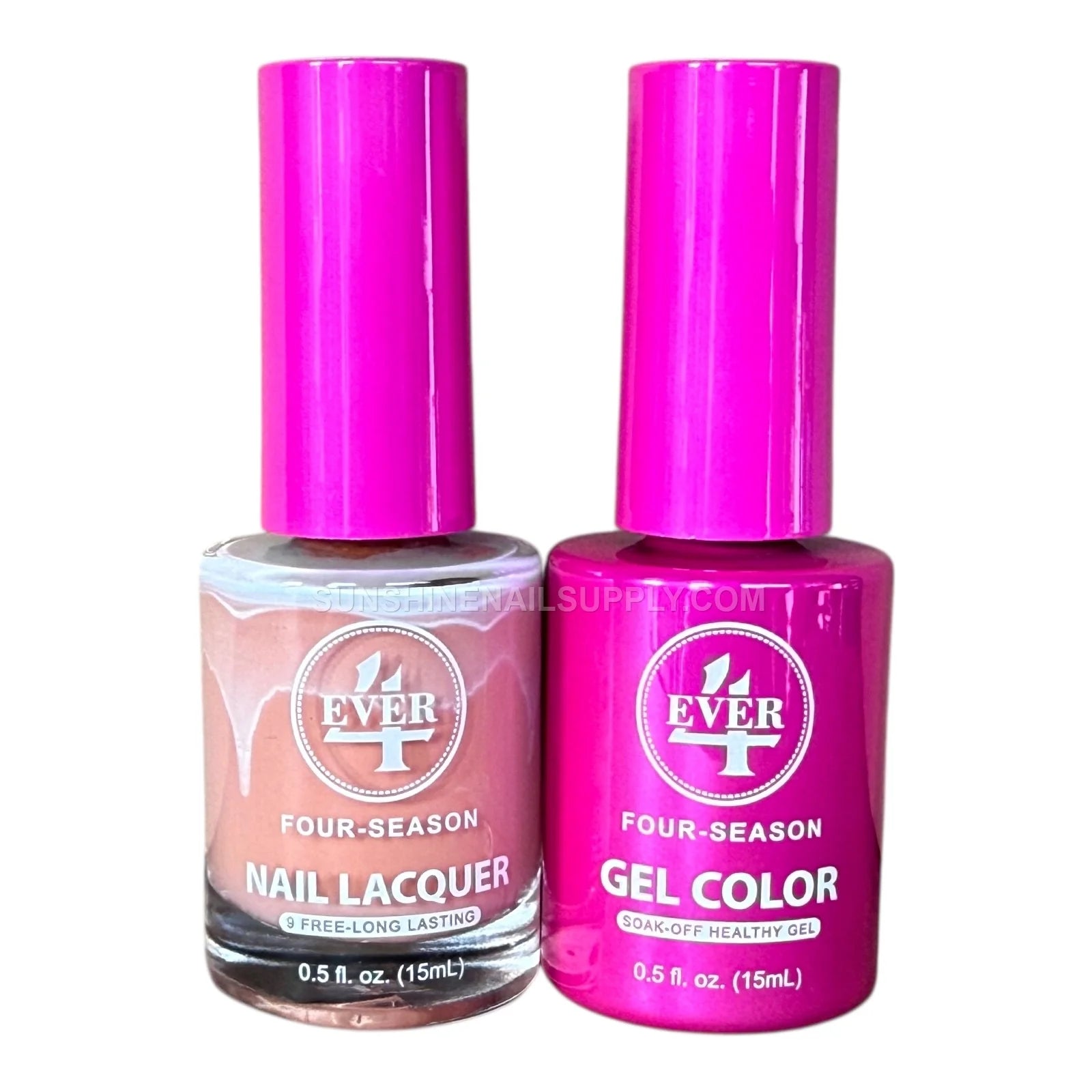 4Ever Gel Polish Duo #375 Chestnut Cabernet Nails