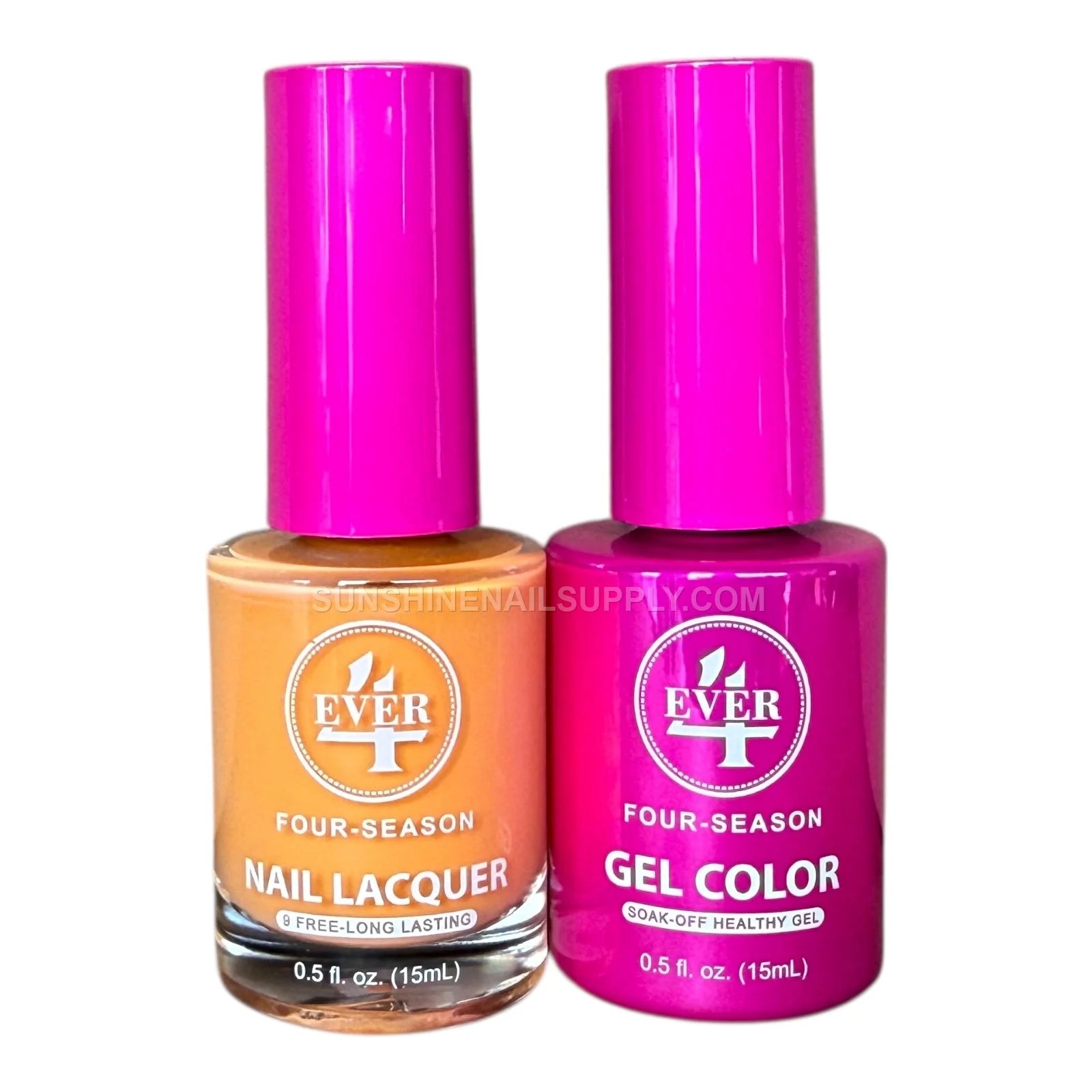 4Ever Gel Polish Duo #377 Pumpkin Spice Nail Set
