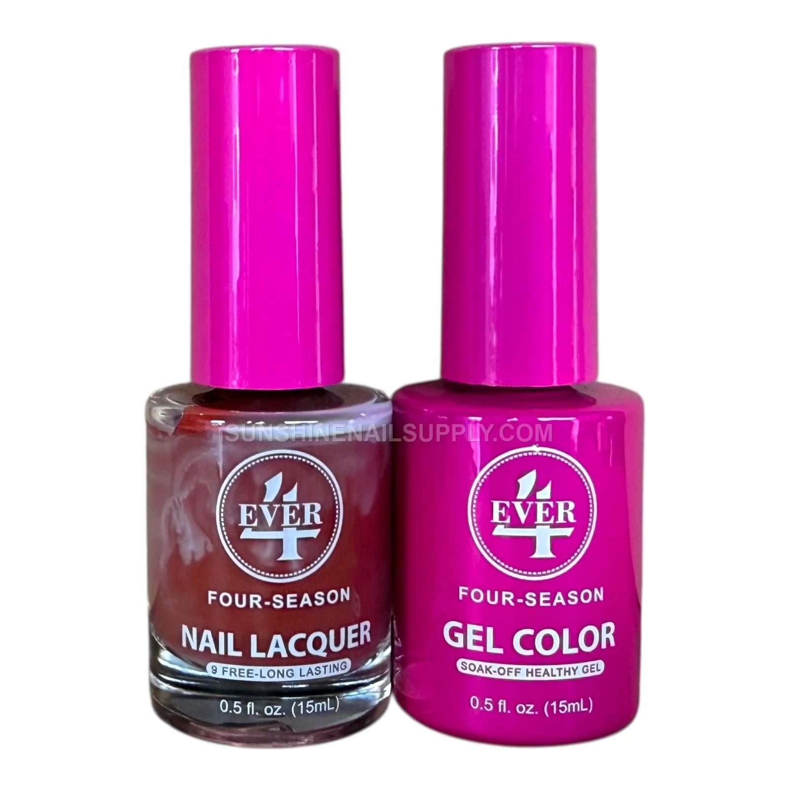 4Ever Gel Polish Duo #383 Cranberry Crush Nail Set