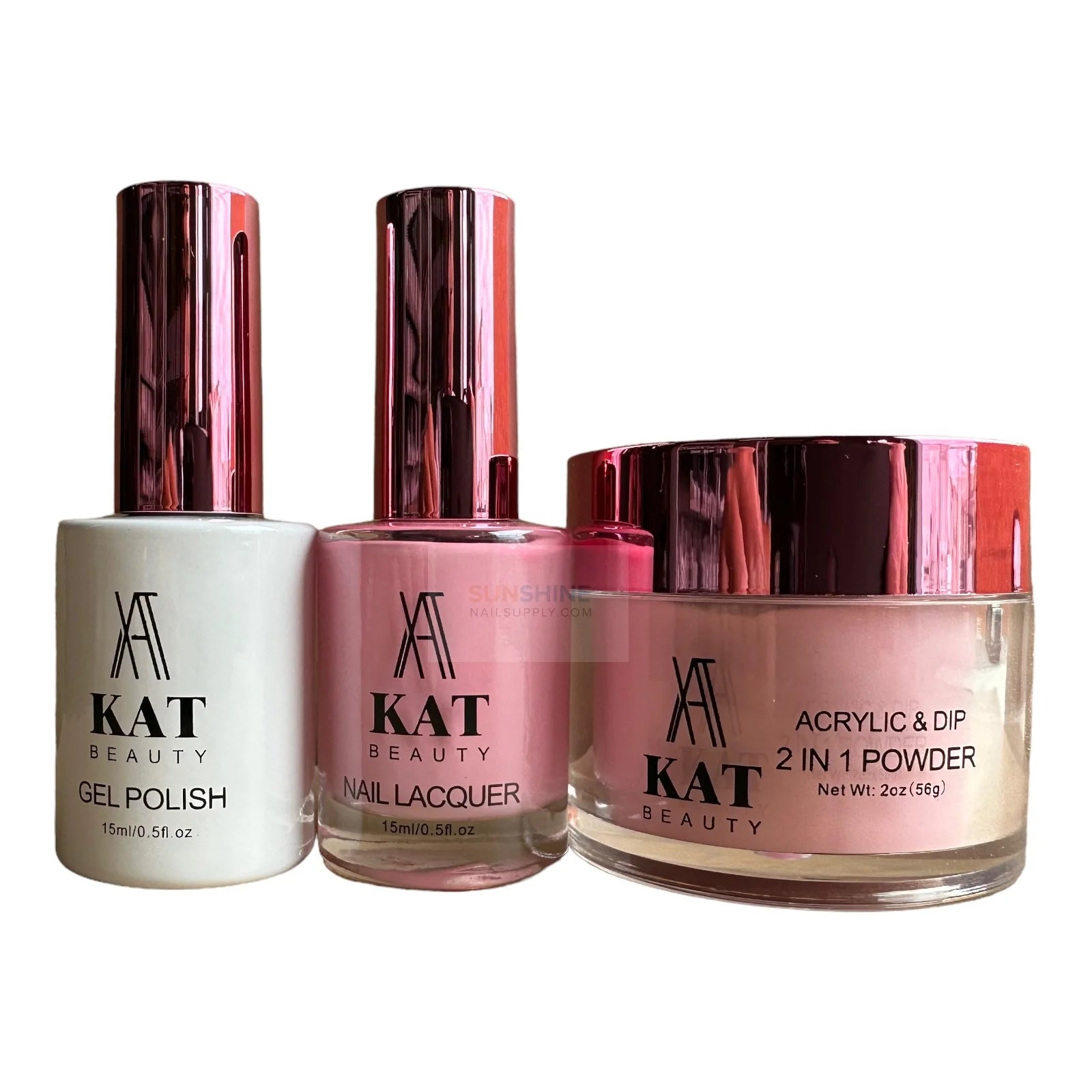 KAT Beauty UV/LED Soak Off Gel Polish 3in1 #008 (Gel, Lacquer)