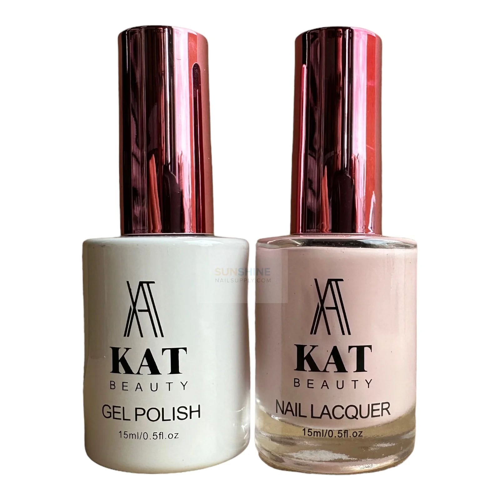 KAT UV/LED Soak Off Gel Polish 3in1 Set - Gel, Lacquer & Powder #018