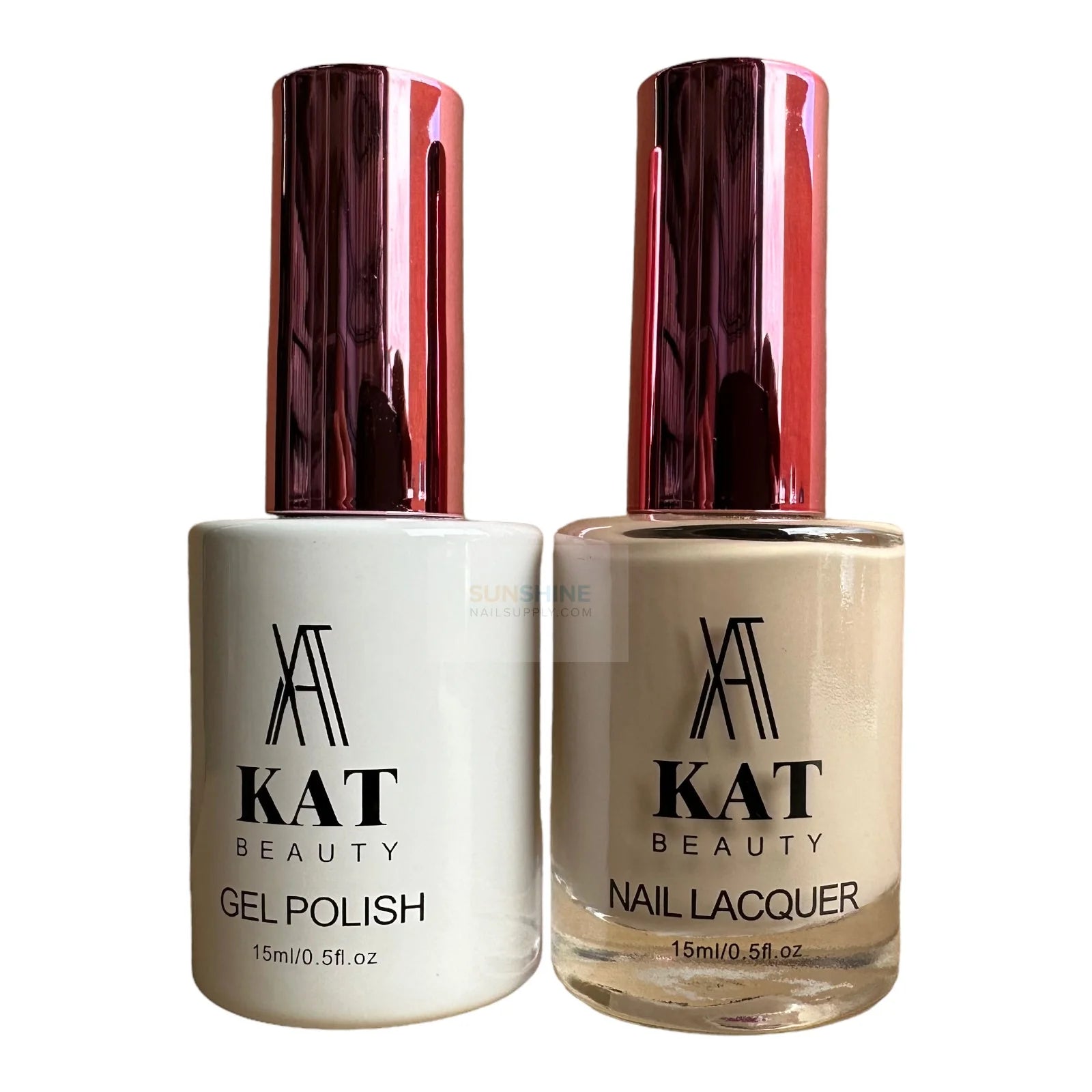KAT UV/LED Soak Off Gel Polish 3in1 Set - Gel, Lacquer & Powder #025