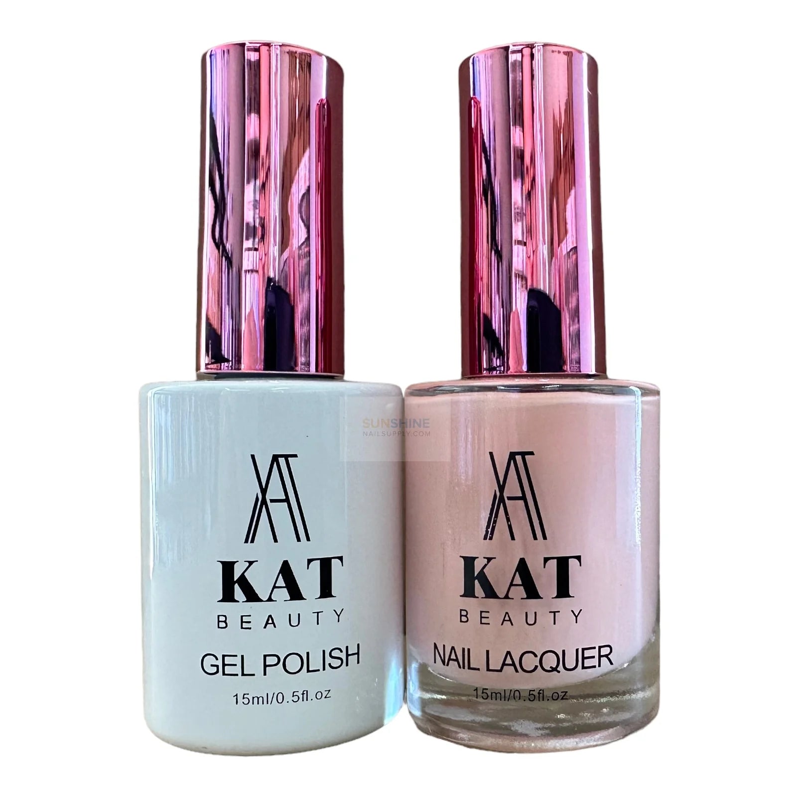 #055 KAT Beauty UV/LED Soak Off Gel Polish Set 3in1 - 15ml, 13.5ml