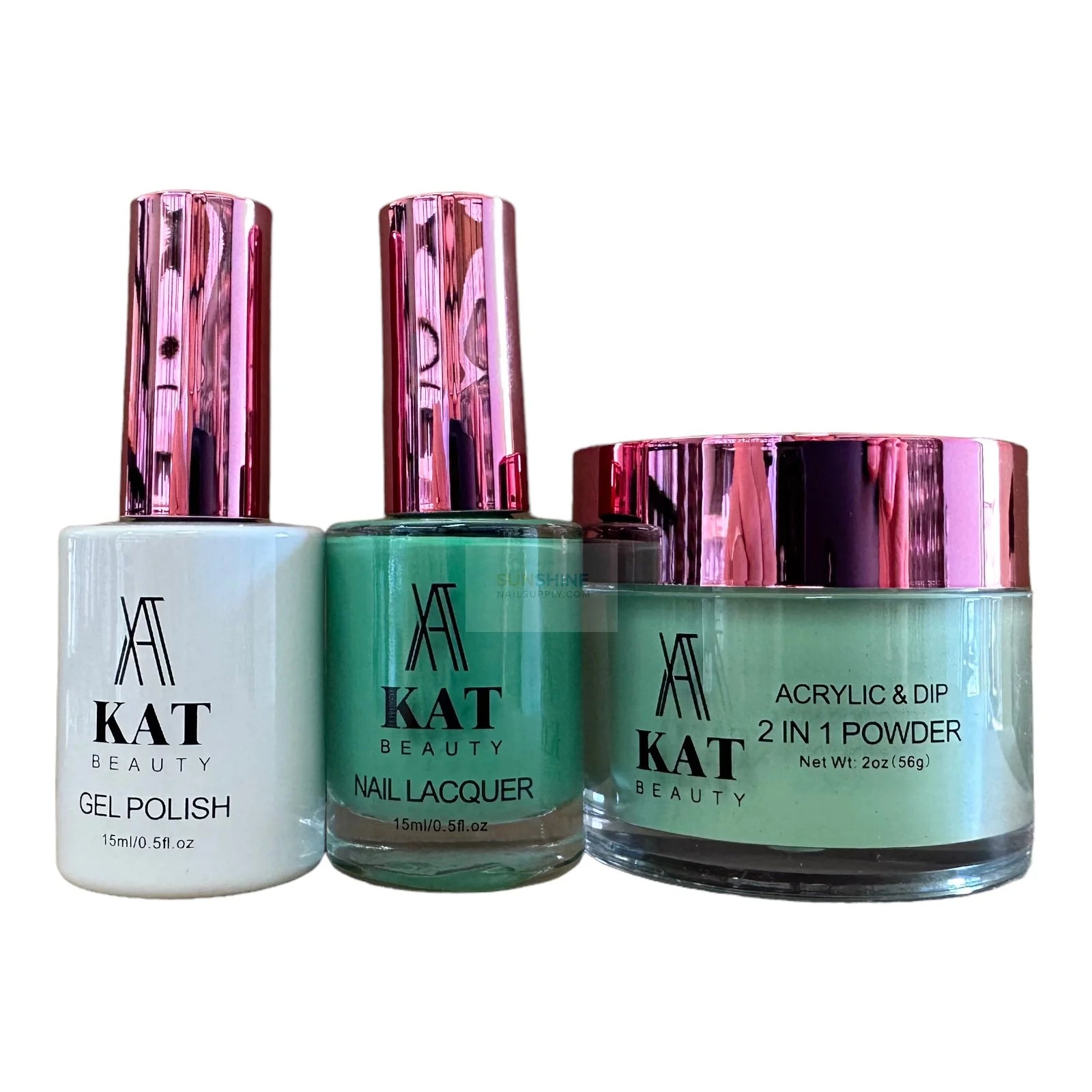 #059 KAT Beauty UV/LED Soak Off Gel Polish Set 3in1 - 15ml, 13.5ml