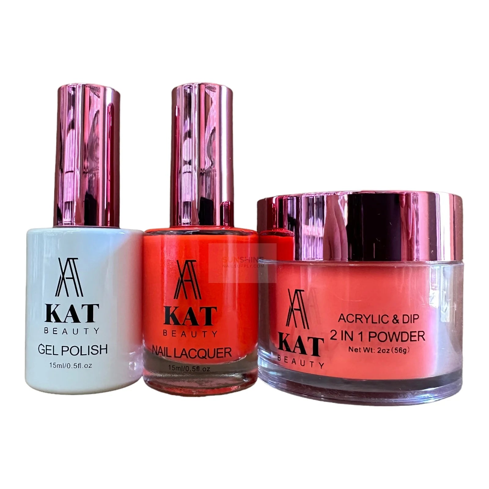 KAT Beauty UV/LED Soak Off Gel Polish 3-in-1 Set #072