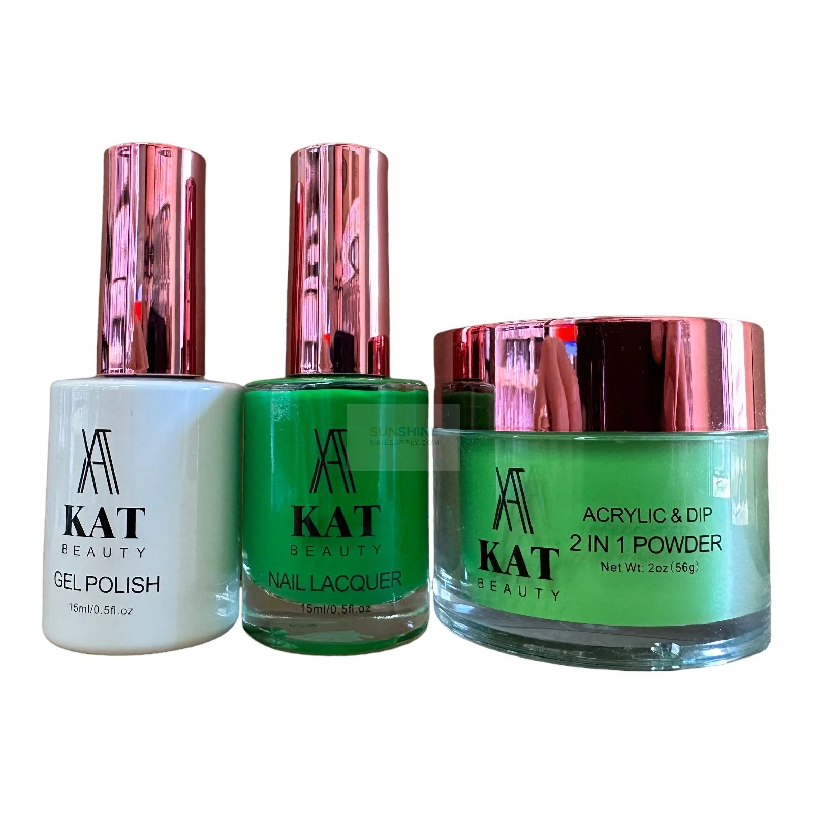 KAT Beauty UV/LED Soak Off Gel Polish 3-in-1 Set #075