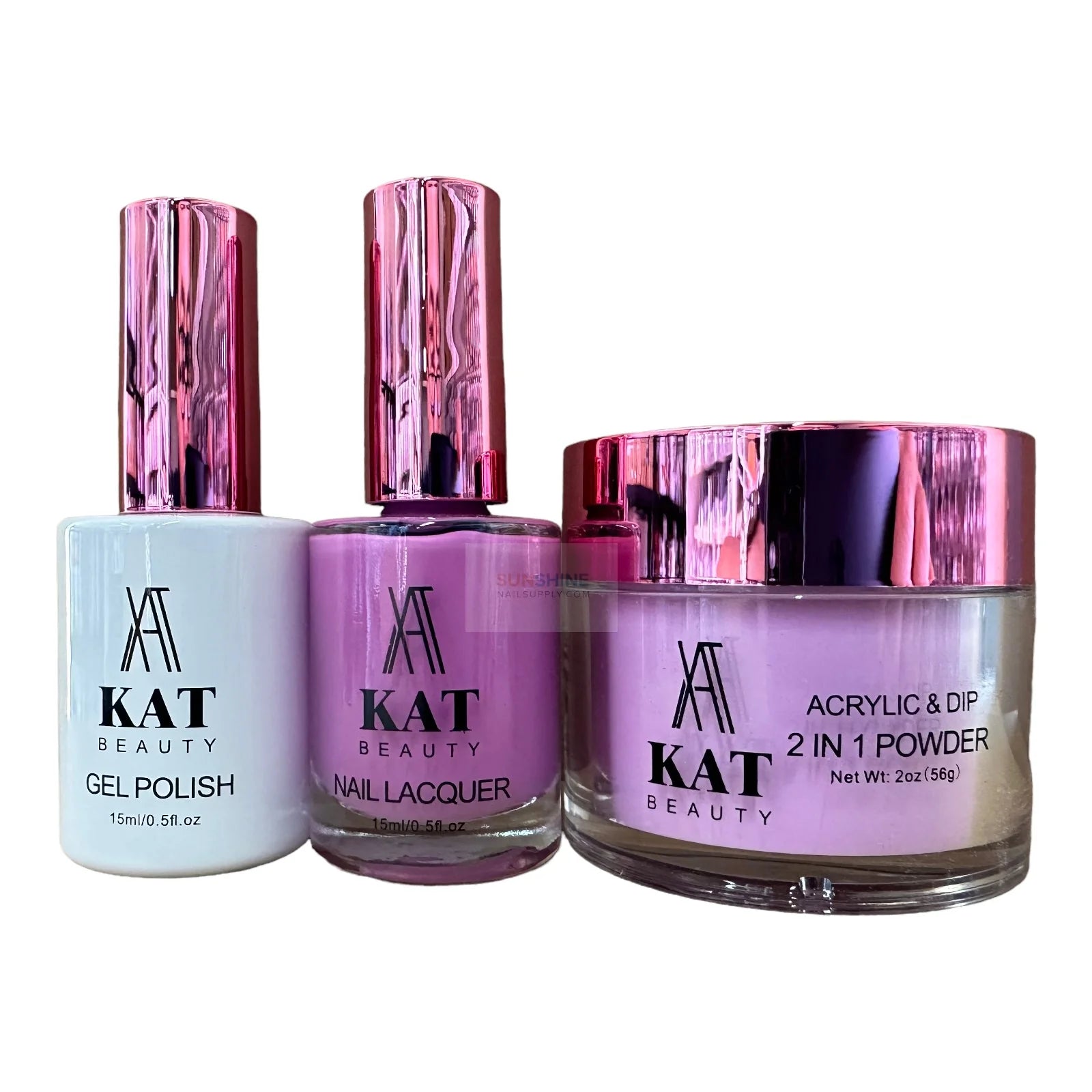 KAT Beauty UV/LED Soak Off Gel Polish 3-in-1 Set #080